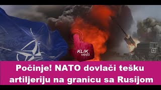 Počinje NATO dovlači tešku artiljeriju na granicu sa Rusijom [upl. by Christine]