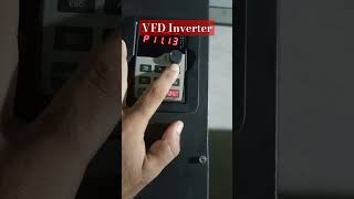 VFD inverter settings foryou unfrezzmyaccount [upl. by Sadick]