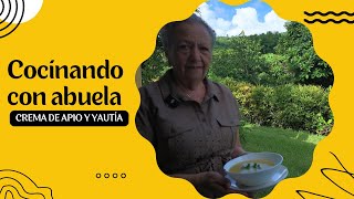 Sopa otoñal Crema de apionabo y yautía amarillamartinica preparada por abuela [upl. by Baggs]