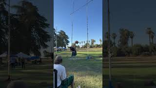 sheaf HighlandGames Strongman Fitness AthleteLife StrengthTraining throw espn [upl. by Milli616]