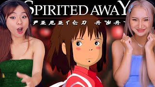 Asian girls watch Spirited Away for the first time Spirited Away Reaction Studio Ghibli [upl. by Ydospahr4]