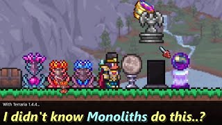 Terraria 144 made Angel Statue actually useful ─ But why are these monoliths [upl. by Dara]