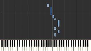 Paul Weller Broken Stones Easy Piano Tutorial Synthesia Right Hand Only [upl. by Kaspar]