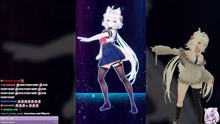 VTuber Filian Reacts to her 700K Twitch Milestone Music Video [upl. by Eimaraj]