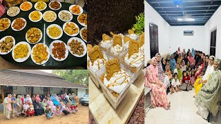 പലഹാരങ്ങൾ നിറഞ്ഞ ഞങ്ങളുടെ gettogether♥️✌  party vlog🔥  easy dessert👌 [upl. by Attenohs156]