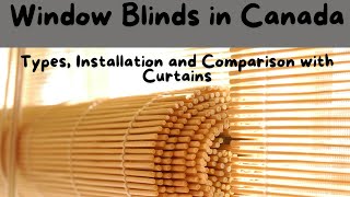 Window Blinds in Canada [upl. by Nuaj]