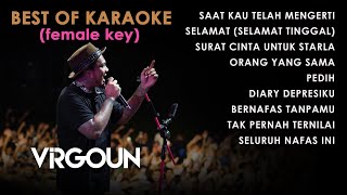 Kompilasi Karaoke Lagu Terbaik Karya Virgoun Female Key [upl. by Allegra]