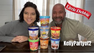 Little Debbie Hudsonville Ice Cream Flavors Review [upl. by Lilac783]