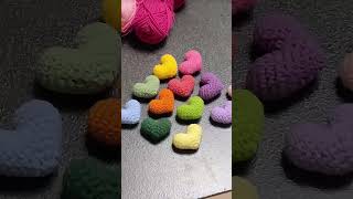 Easy Crochet Heart Keychain Tutorial  CrochetKeychain DIYGift HeartKeychain CrochetForBeginners [upl. by Danelle360]