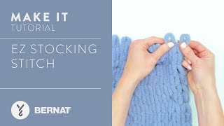 EZ Knitting Stocking Stitch [upl. by Atikcir]