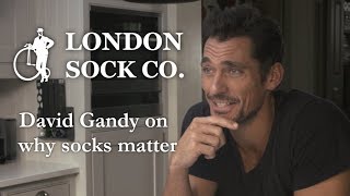 David Gandy Part 1 Why Socks  London Sock Co [upl. by Noellyn]