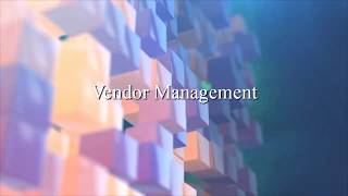 Vendor Management [upl. by Ailedo]