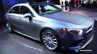 2020 Mercedes Benz A Class A220 4Matic  Exterior and Interior Walkaround  Debut 2018 LA Auto Show [upl. by Zephan140]