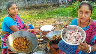 Sukri Jil Utu।Sukri Jil Recipe।Pork Recipe Indian Village Style।Santali Village Cooking [upl. by Ewnihc521]