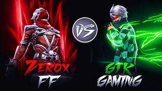 Zerox FF📲 Vs ​ GTK GAMING 🖥️  Fight of Nepali🇳🇵 Fastest Players⚡️ [upl. by Reivaxe832]