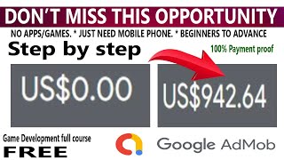 Google AdMob 101 Beginners Guide to Earning Money 2024  Earn Passive Income with Google AdMob [upl. by Soo554]