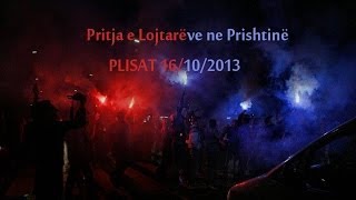 Pritja e Lojtarëve nga Plisat 16102013 [upl. by Anahsahs]