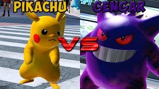 Pokken tournament  Pikachu vs Gengar [upl. by Bryanty]