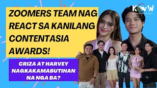 Zoomers Barkada nag react sa kanilang awards Criza Taa at Harvey Bautista mag jowa na ba [upl. by Martelle]