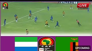 🔴Live Match Sierra Leone vs Zambia  LIVE STREAM  Afirican Cup of Nations [upl. by Nostaw276]