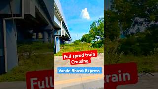 Full speed train crossing trainjourney travel [upl. by Keraj]