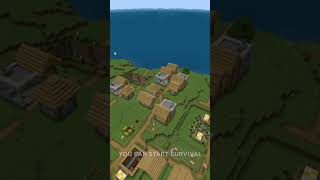 Spawn on 5 Blacksmiths Island for Bedrock  Minecraft Seed [upl. by Ttenneb191]