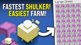 BEST Shulker Farm Minecraft Tutorial  EASY  1750HR [upl. by Nyliak428]