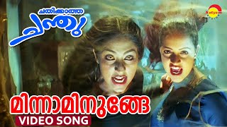 Minna Minunge  Video Song  Chathikkatha Chanthu  Jayasurya  Navya Nair  Bhavana [upl. by Leirbma]