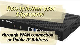 How To Access Your Edgerouter From Anywhere hoobasics [upl. by Jopa]