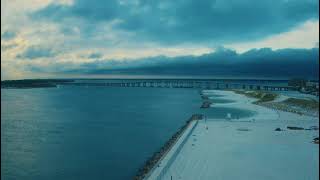 Enigmatic Daybreak to Dusk Unveiling Destin Harbor Under Overcast Skies in less than 60 Seconds [upl. by Areip883]