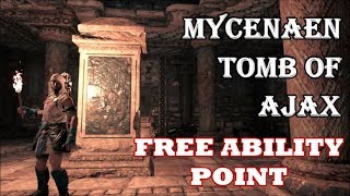 Assassins Creed Odyssey  Mycenaean Tomb of Ajax Free Ability Point [upl. by Dukie]