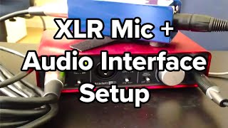 How to Connect an XLR Microphone to Your Computer Complete Setup Guide [upl. by Pyotr]