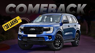 Ford endeavour comeback in india 2024  Ford endeavour [upl. by Rumilly]