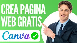 Como crear una PAGINA WEB GRATIS y facil en Canva Tutorial de Canva [upl. by Egon844]