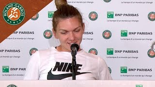 Simona Halep  Press Conference after Final I RolandGarros 2018 [upl. by Llednahc]