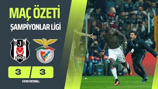 Beşiktaş 33 Benfica  Şampiyonlar Ligi Maç Özeti Türkçe Spiker 23112016 [upl. by Nosirb]