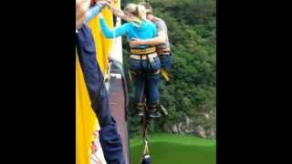 Bungee jumping tandem  Zvíkov 292012 [upl. by Nebra]