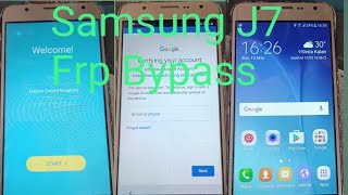 Samsung J7 Frp Bypass  Samsung Galaxy J7j700F Frp Unlock [upl. by Anelad495]