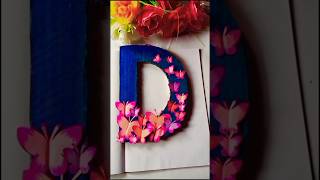 How to make 3D Letter For Home Decor diy wallhanging shorts youtubeshorts [upl. by Frankhouse]