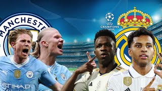 Manchester City vs Real Madrid  2024 UCL Quarterfinal Match amp Highlights [upl. by Mazonson173]