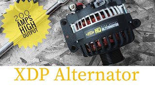 XDP High Output Alternator 200 AMP  73 Powerstroke E350 [upl. by Brentt290]