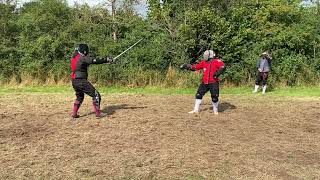 Sabre Sparring  Colin Fieldhouse SG vs Nick Thomas AHF [upl. by Annaliese]