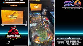 Jurassic Park Pro IRL Pinball  Dallas Cidercade [upl. by Yssor838]