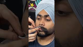 moustache treatment 💥 moustacheclub mustache mustache muchh muchhe muchlove nicevideo [upl. by Orazio]