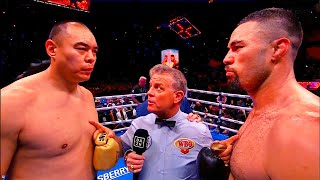 Zhilei Zhang China vs Joseph Parker New Zealand  Boxing Fight Highlights [upl. by Norret19]