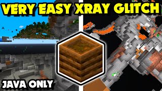 VERY EASY Xray Glitch in Minecraft 116 Java  Composter Xray Glitch Minecraft Tutorial [upl. by Eyahc]