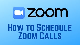 How to Schedule a Zoom Meeting in 2024 [upl. by Yeleen]