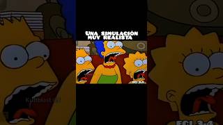 Una Simulación muy realista thesimpsons homersimpson humor shorts shortsfeed shortsviral [upl. by Ekralc]