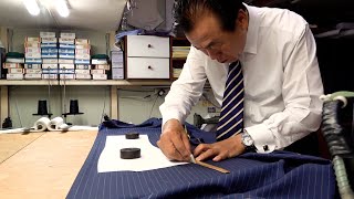 Process of Making Handmade Tailored Suits by Korean Master Tailor with 40 years of experience [upl. by Eltsyrhc]