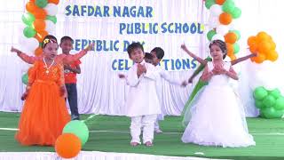 sare jahan se acha dance performance  Safdar Nagar Public School [upl. by Llerraf]